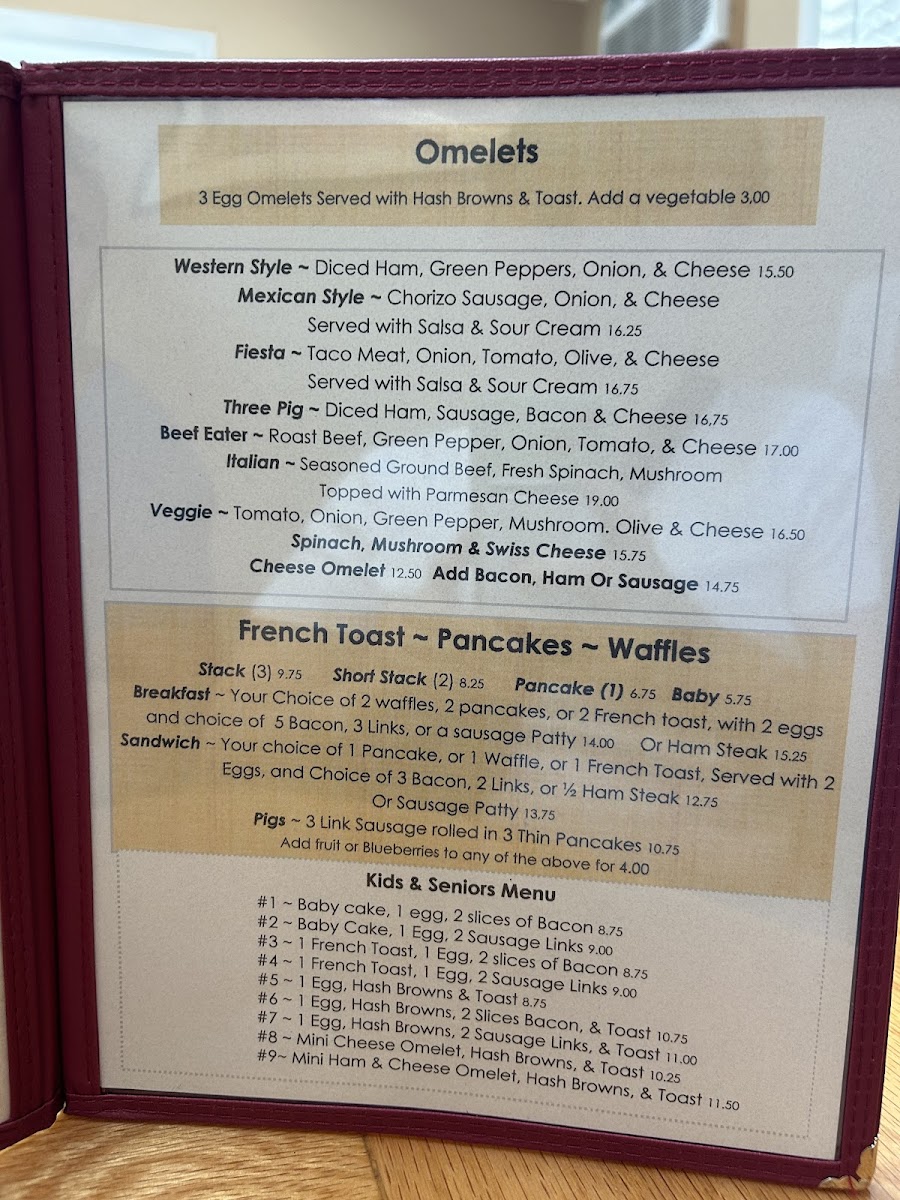 Old Timer Cafe Menu - Image 3