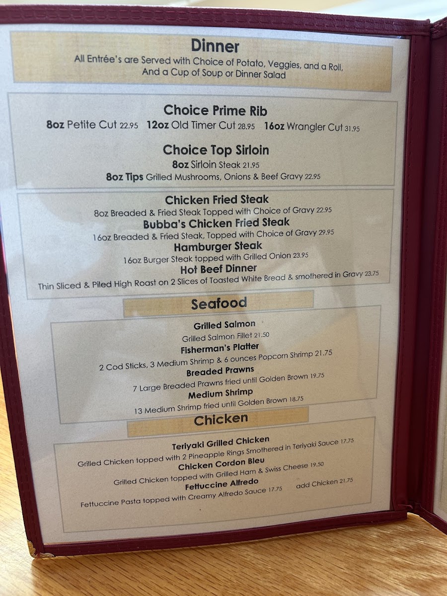 Old Timer Cafe Menu - Image 4